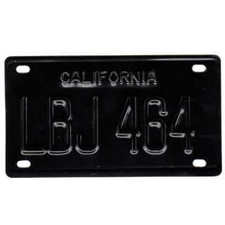 LBJ License Plate