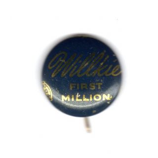 Willkie First Million Button