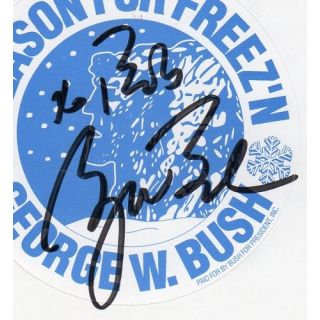 George W Bush Autograph