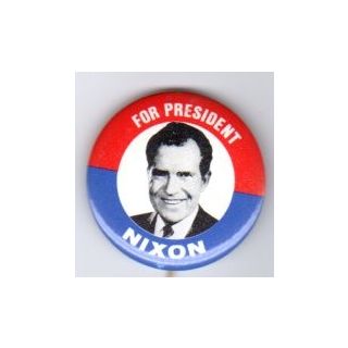 Nixon For President Button