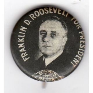 Franklin D Roosevelt Buttons