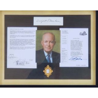 Dwight Eisenhower Hair Fragments From White House Barber With Provenance
