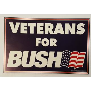 President George W Bush Campaign Poster