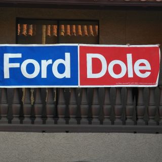 Jerry Ford Campaign Banner Poster