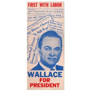 George Wallace for President Brochure