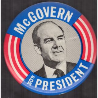 McGovern For President Button