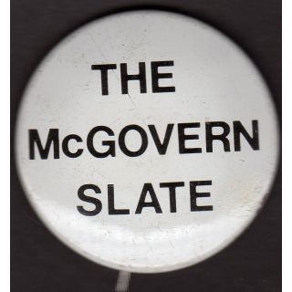 The McGovern Slate Button