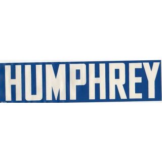Hubert Humphrey Bumper Sticker