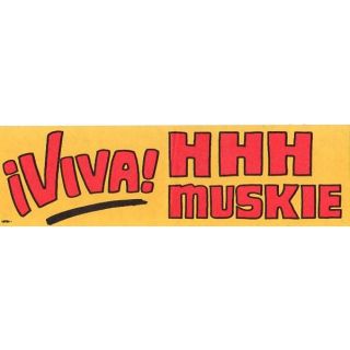 iviva HHH Muskie Bumper Sticker