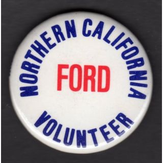 Northern California Ford Volunteer button