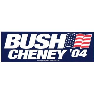 Bush Cheney 04 Sticker