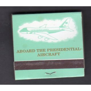 Presidential Aircraft Matchbook