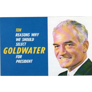 Goldwater for President card