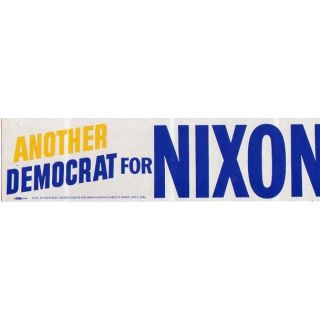 Another democrat for nixon