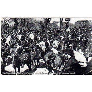1909 Taft Inaugural Troop postcard parade