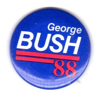 Geoge bush '88 Campaign button