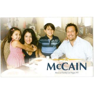 McCain campaign card