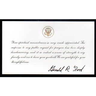 First Lady Masectomy Card