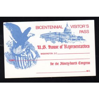 US House of Representatives Pass