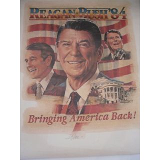 Reagan Bush Poster