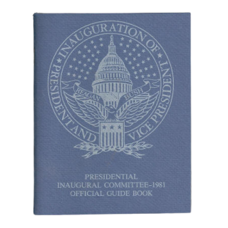 1981 Ronald Reagan Inaugural Guide Book