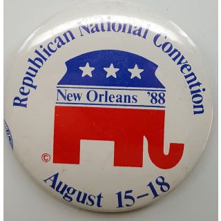 1988 Republican National Convention Campaign Button