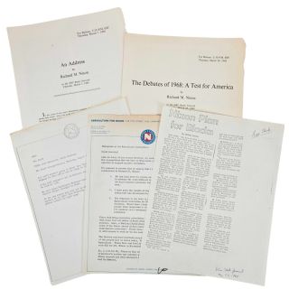 1968 United Citizens for Nixon & Agriculture for Nixon Letter & Documents
