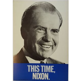Richard Nixon 1968 New York Campaign Poster