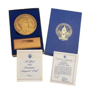 1985 ronald reagan inaugural medal