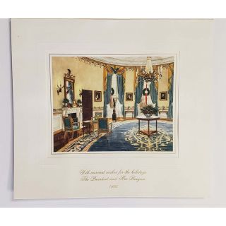 1987 White House Gift Print Christmas Card
