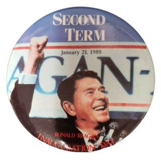 Ronald Reagan 2nd Term Inauguration Day Button