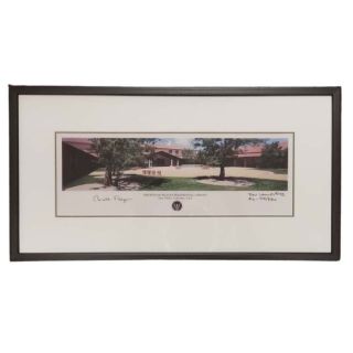 Ronald Reagan Library Framed Photograft Gift Signed by President Reagan