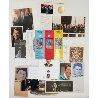 Starter Collection of 15 Different Ronald Reagan Collectibles 