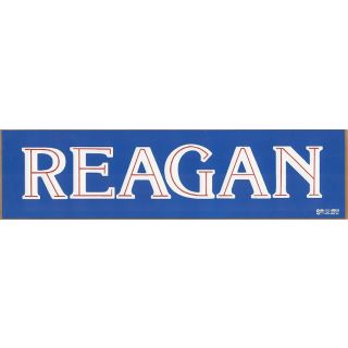 Reagan Campaign Bumper Sticker