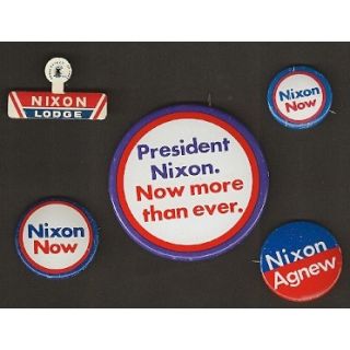 Collection of Richard Nixon Campaign Buttons