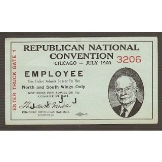 1960 Republican National Convention Ticket