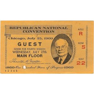 1960 Republican National Convention Ticket