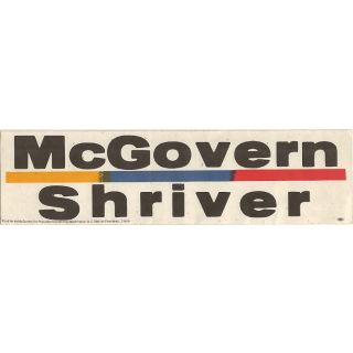 Eugene McGovern Bumper Sticker