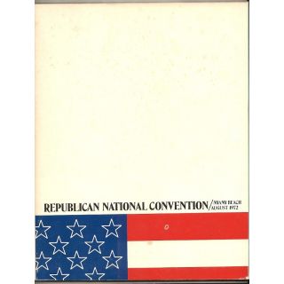 1972 Republican Convention Program