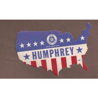 Hubert Humphrey Campaign Decal