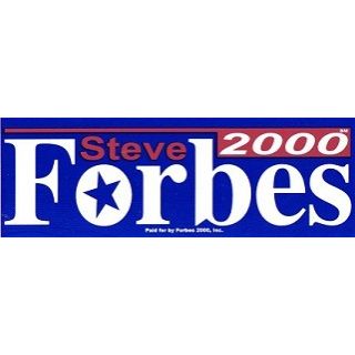 Steve Forbes 2000 bumper sticker