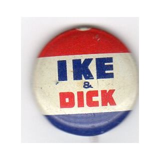 Ike & Dick memorabilia butotn