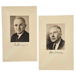 1949 Harry Truman  & Alben Barkley Congressional Inaugural Invitation With Photos