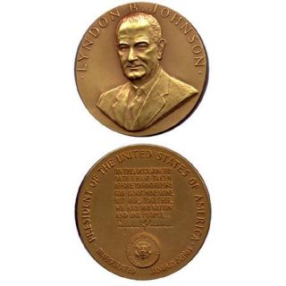 Lyndon Johnson US Mint Medal