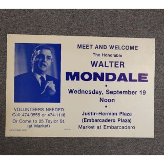 Walter Mondale Poster