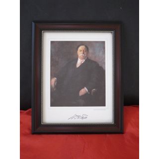 William Taft framed portrait