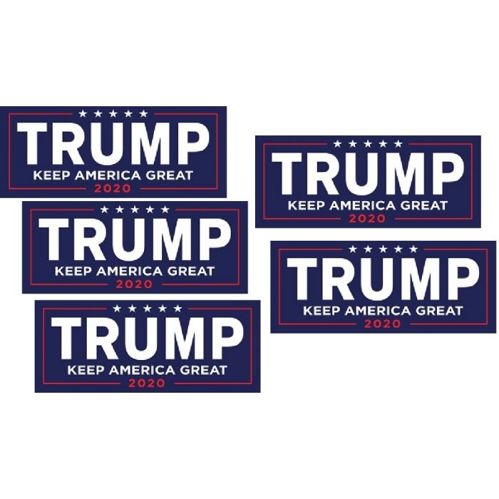 Dogs For Trump Decal White Vinyl Bumper Sticker Make Keep America Great