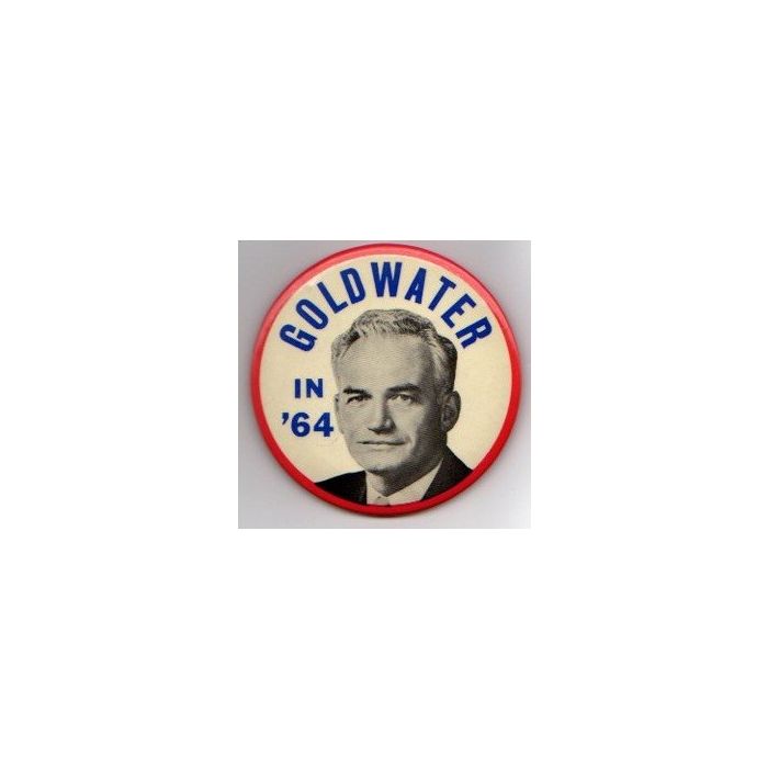 Barry Goldwater in '64 Original Flasher Campaign Button 