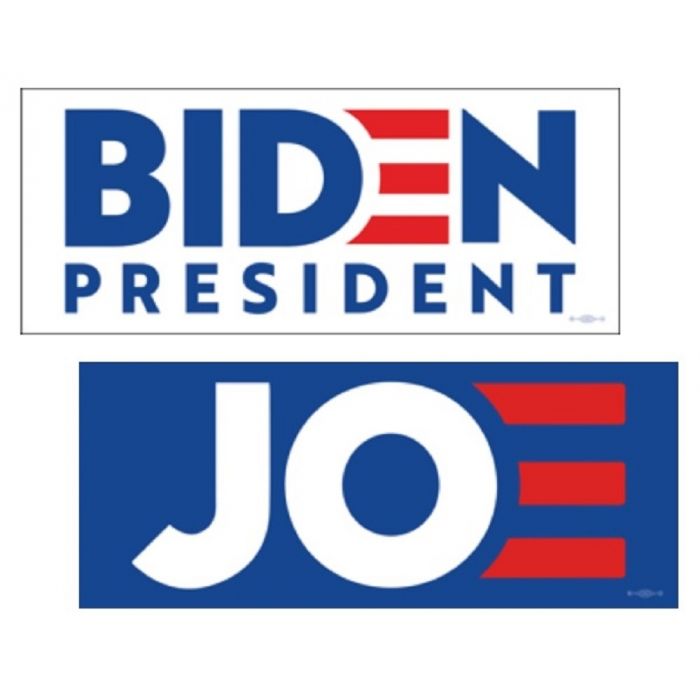 x 5 Joe Biden For President 2020 Bumper Stickers Pack 