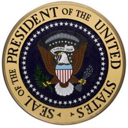 Presidential Seal Mahogany Plaque